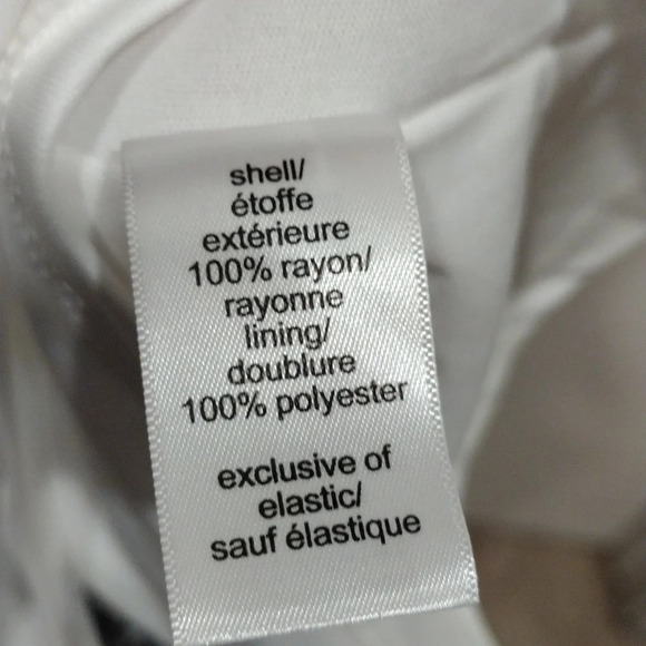 NWT Maurices Black & White Floral Gingham Summer Midi Dress Sz XL-Smocked Waist - Picture 8 of 9